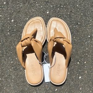 J. Crew- Knotted thong sandals